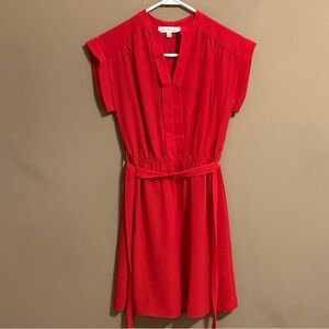 Chic Scarlet Mini Dress